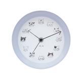 Matsuo Miyuki 2way clock Cats Gray