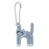 猫のイニシャルキーリング
