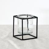 アイアンスタンド フラワーベース スクエア