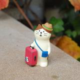 コンコンブル　スーツケース猫