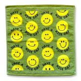 HAND TOWEL SMILE OLIVE GREEN