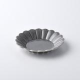 キクワリ（灰色）15cm丸皿