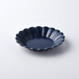 キクワリ（青）15cm丸皿
