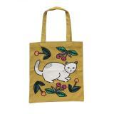 Matsuo Miyuki Embroidery Tote bag Kitten