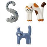 猫のイニシャル箸置き