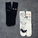 【2足組】Cat`s!　クルーソックス　2P