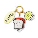 3連アクリルキーホルダー ぱんさん