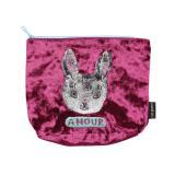 Nathalie Lete Velour pouch BLANCHE